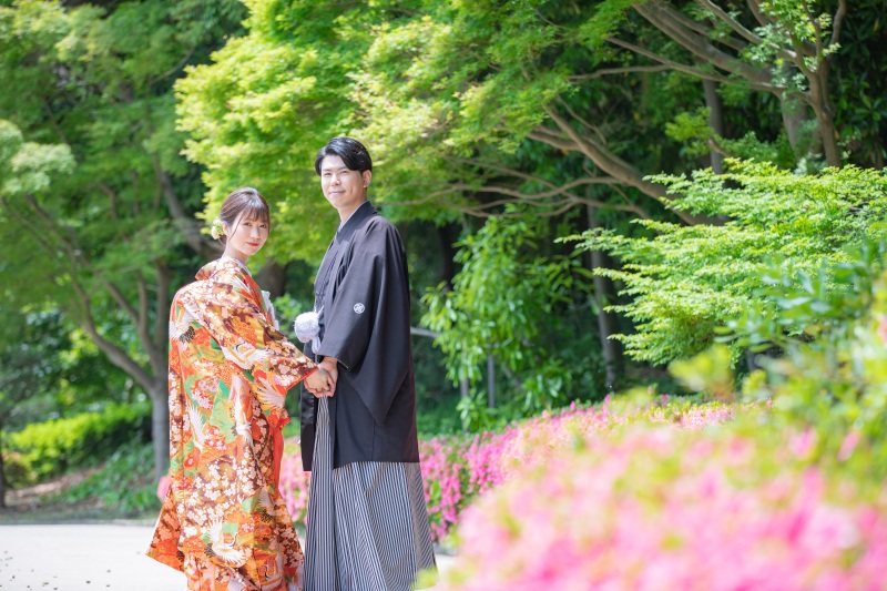 ツツジと見浜園♡