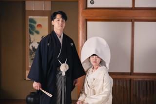 涼しく和装撮影