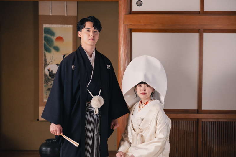 涼しく和装撮影