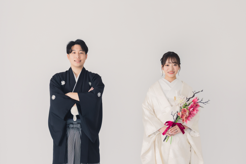 スタジオと稲毛海浜公園で和洋撮影！