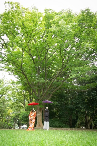 トトロのシーンを再現してみました♡