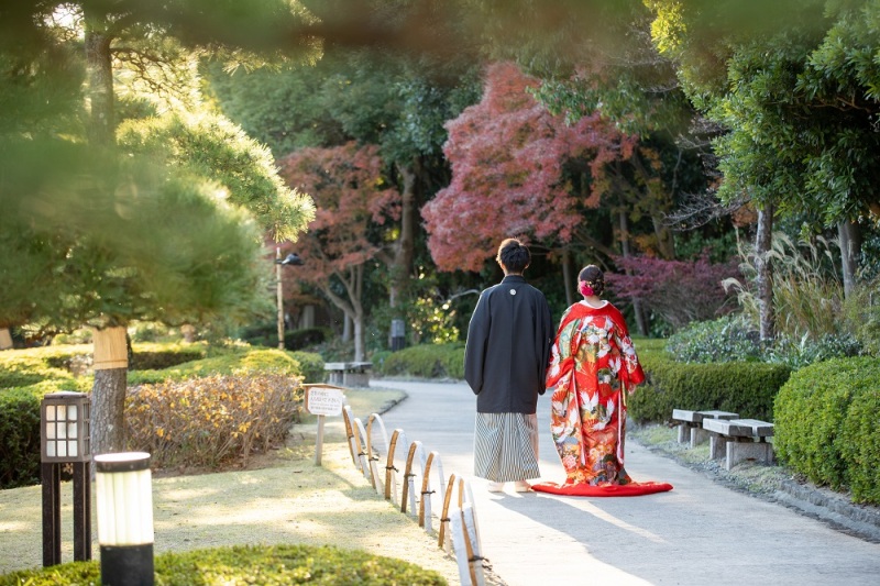 庭園の散歩道からスタート！