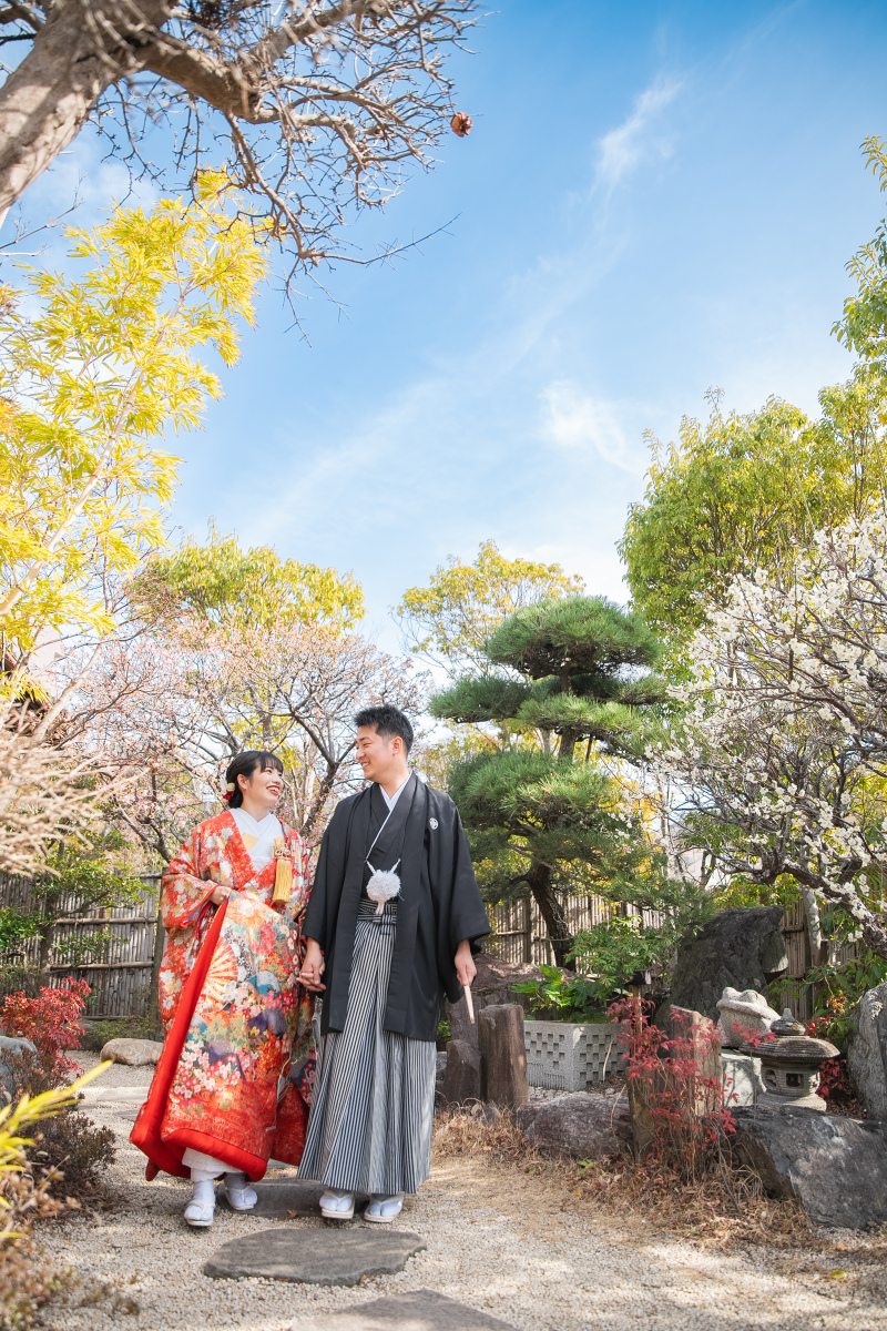 -河津桜と白梅-