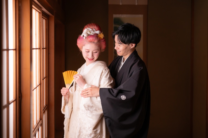 白無垢撮影スタート