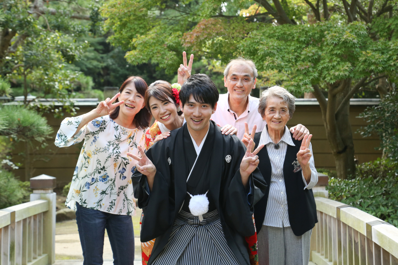ご家族とも一緒に撮影出来ます。