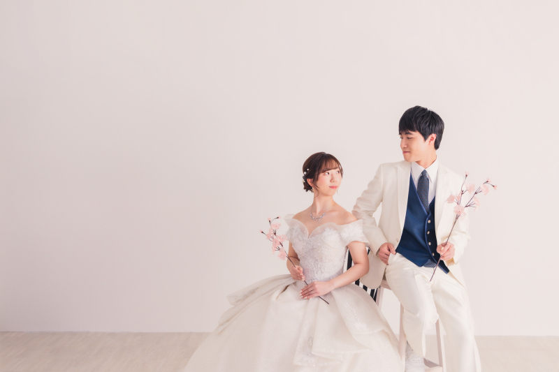 洋装の撮影スタート