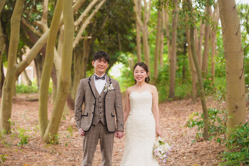 森での撮影も可能