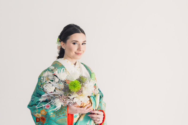 ご新婦様のソロショット撮影