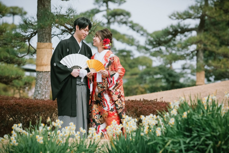 スイセンも咲いています