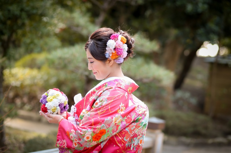 春らしい和装トータルコーディネート!