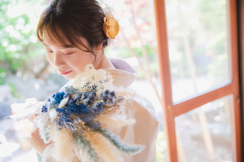 【6/7撮影】ブルーで揃えた和装コーデ♡