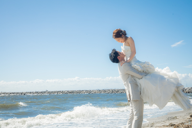 青い海と青い空