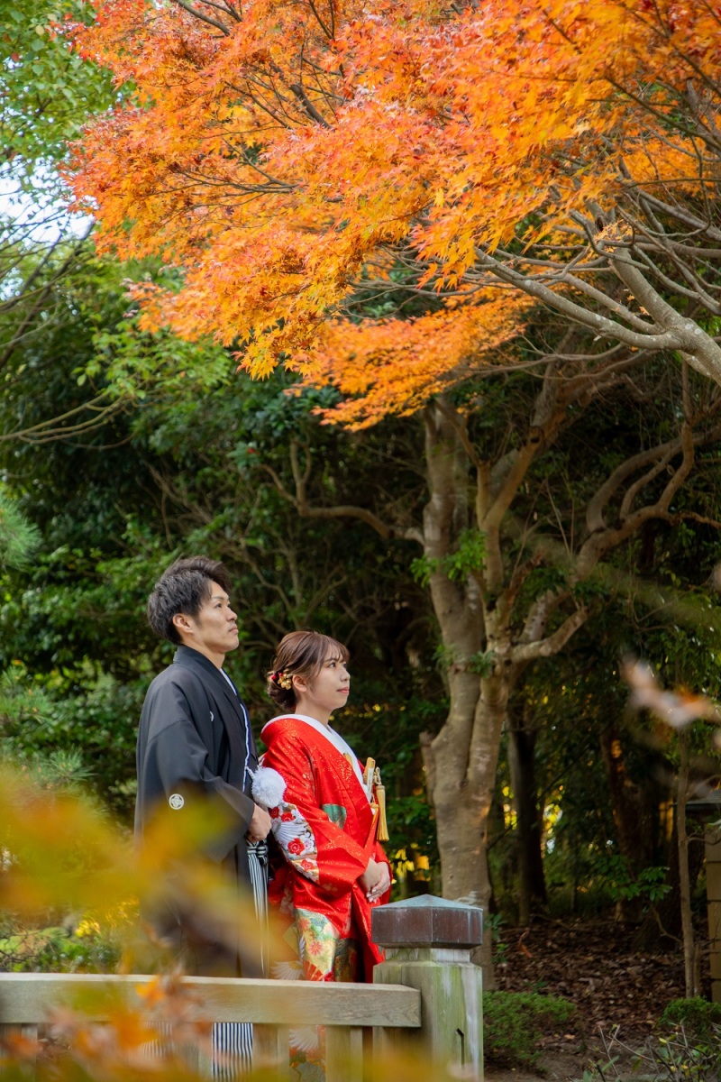 オレンジに囲まれて