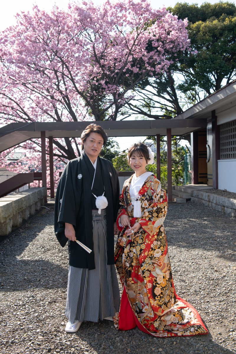 桜と撮れて大満足!