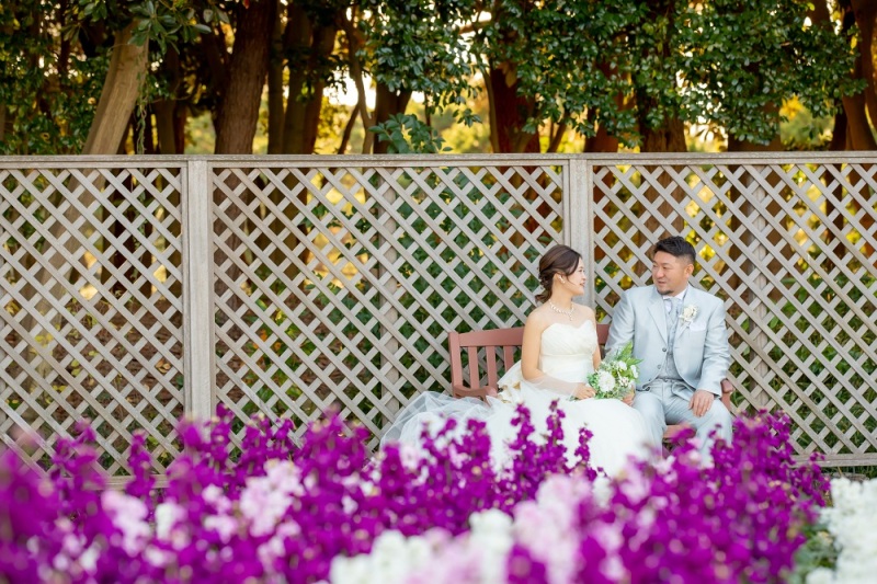 お花に囲まれて...✿