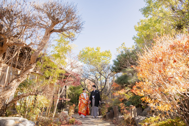 お庭でも撮影が可能です