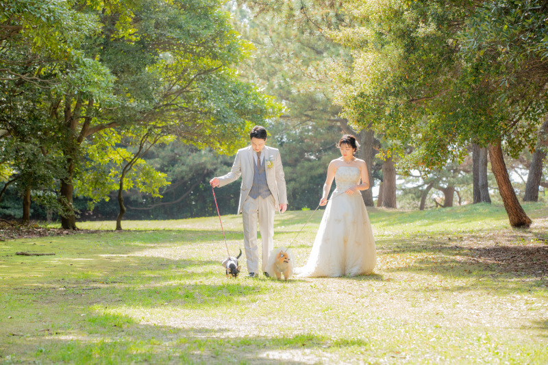 -ワンちゃんも参加♡-