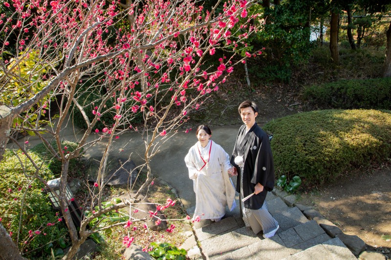 【2/12撮影】梅の咲く見浜園と海での撮影♡