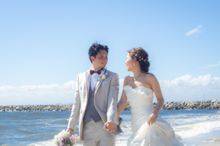 稲毛海浜公園で洋装撮影！！