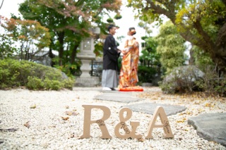 イニシャルオブジェ大活躍！