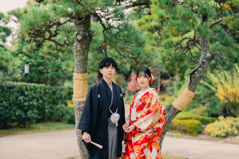 見浜園と四季亭で和装弐点プラン