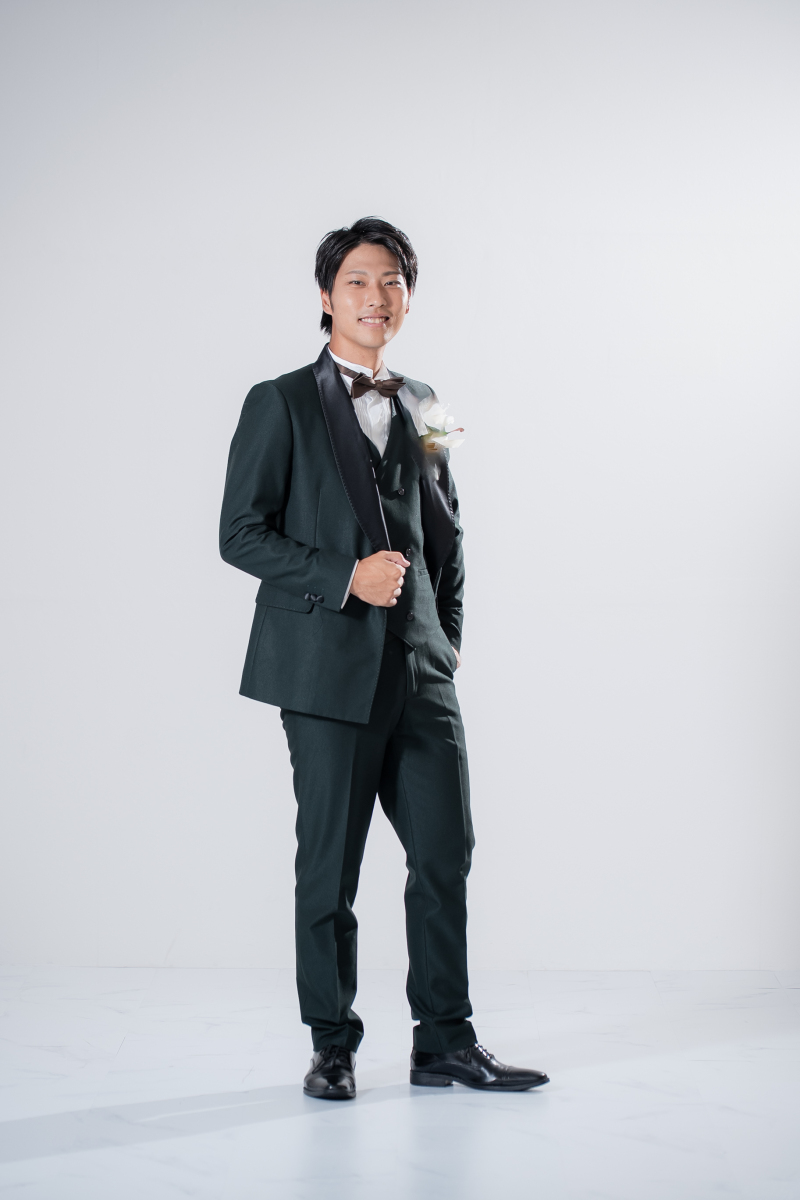 ご新郎様のソロショット