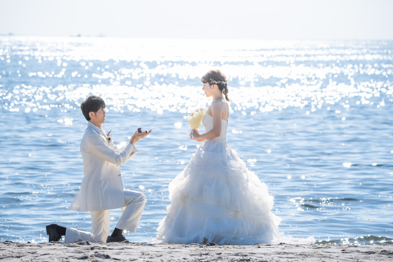 プロポーズ風ショット♪