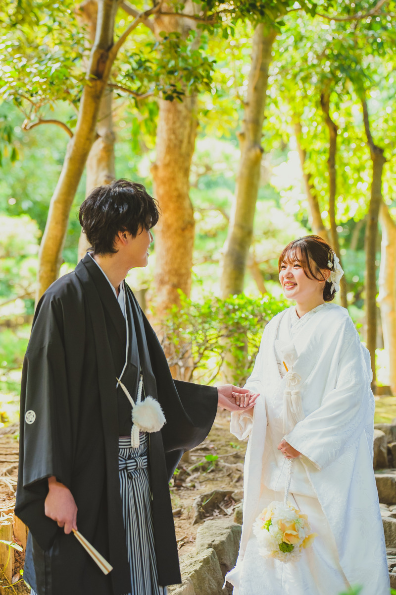 見浜園と稲毛海浜公園で和洋撮影