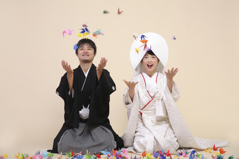 スタジオならできる！折り鶴シャワー★