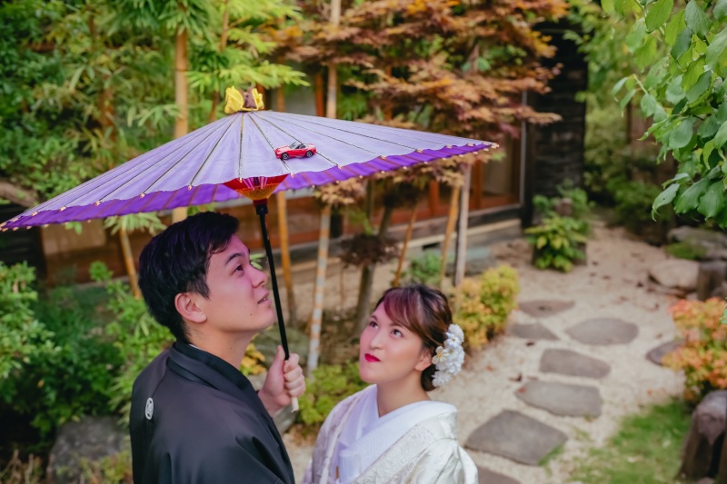 ミニカー on the　番傘