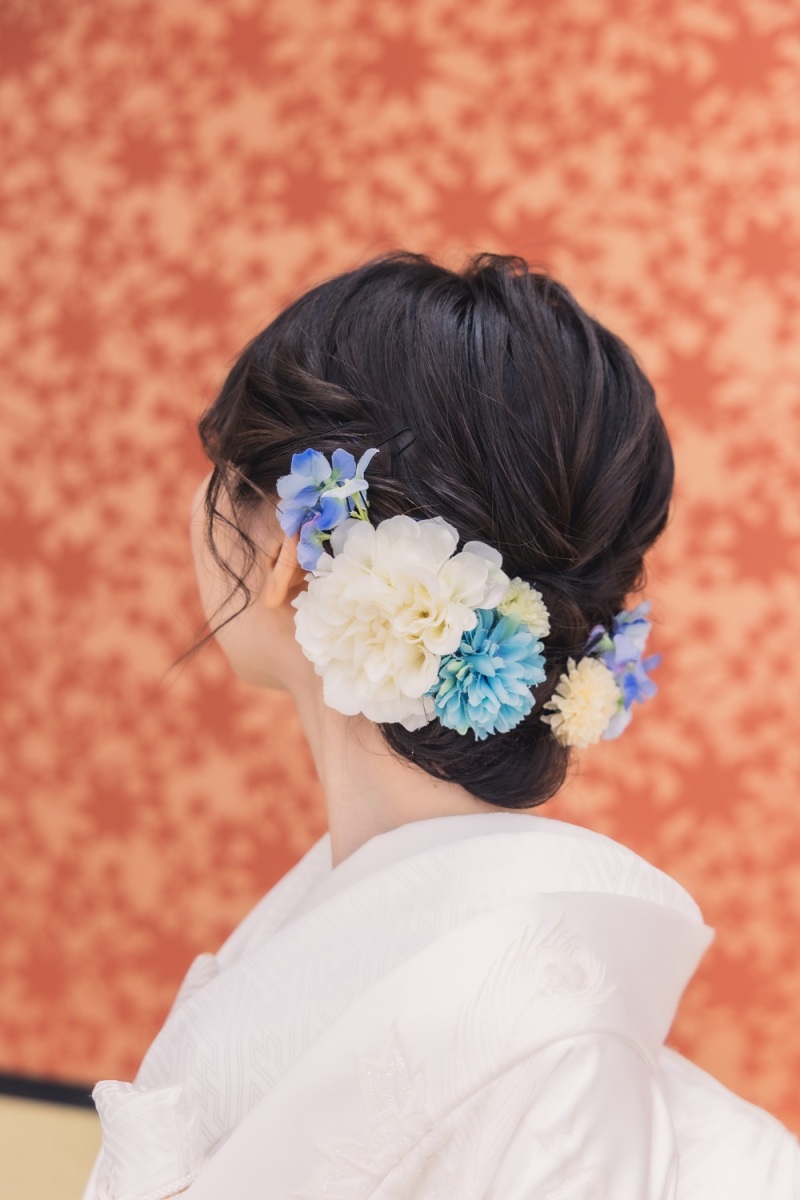 ご新婦様のヘアスタイル