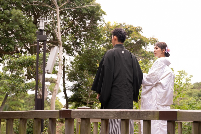 洋髪綿帽子を外したショットも