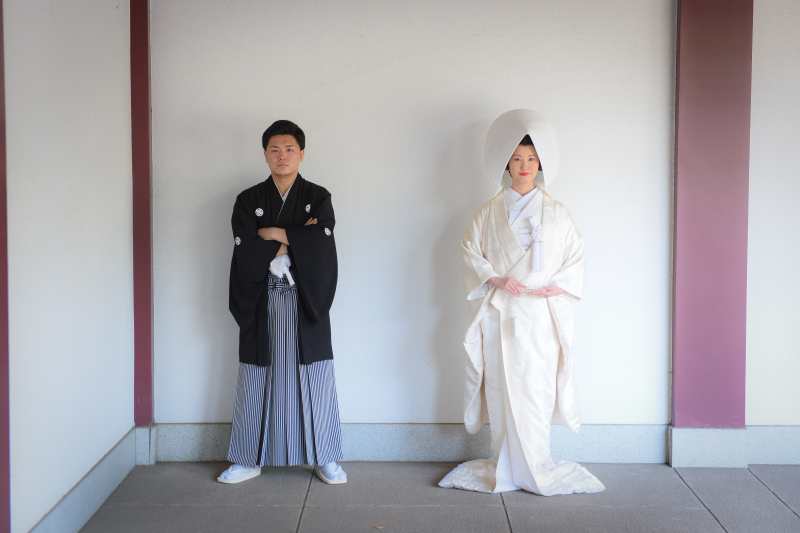 神社の壁を使いました