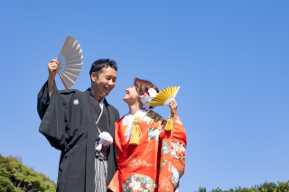 秋晴れのロケーション撮影☆