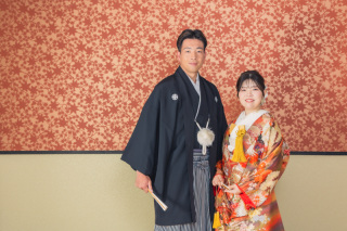 スタジオで和装洋装2着プラン