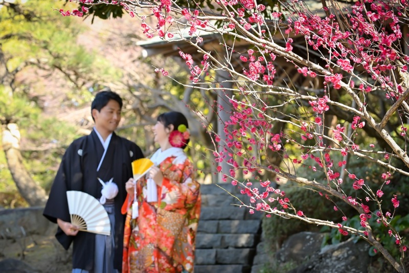 華雅苑　千葉店_庭園で撮影できる