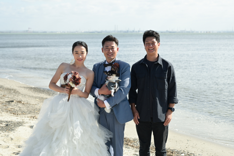 撮影の合間にパシャリ