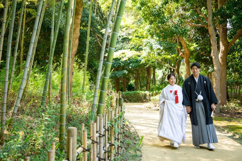 華雅苑　千葉店_庭園で撮影できる