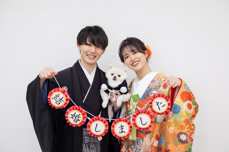 華雅苑　千葉店_ペットと一緒に撮影できる