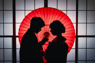 シルエット撮影