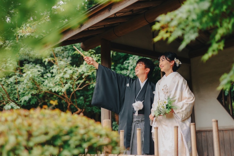 華雅苑　千葉店_庭園で撮影できる