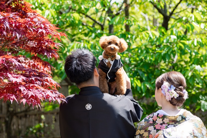 華雅苑　千葉店_ペットと一緒に撮影できる