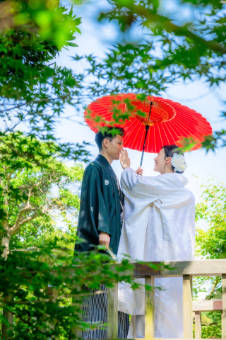 お二人の雰囲気に合わせて撮影します