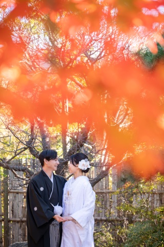 紅葉シーズン【11/26～12/15撮影】和洋弐点プラン 韓国ドレスも豊富！