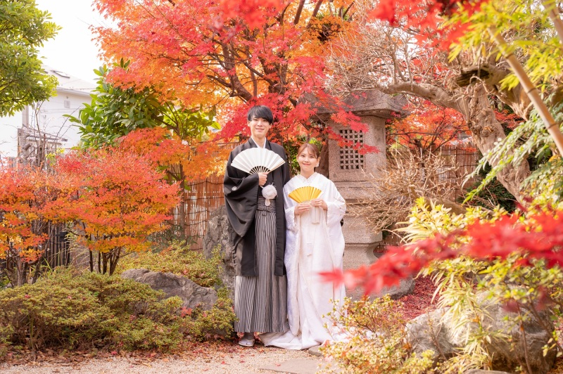 早割！紅葉シーズン！2.2万円オフ！先着20組限定【11/25～12/15撮影】和装弐点プラン衣装差額無　230データ
