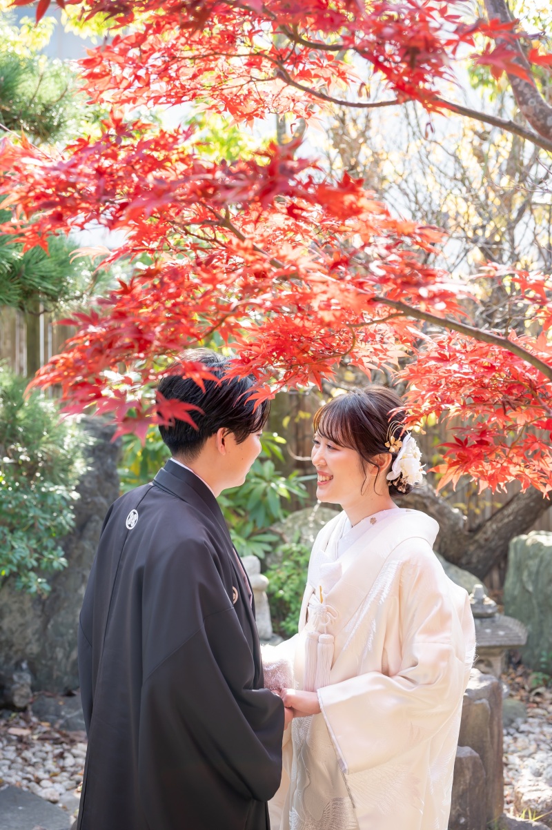 2万円オフ!紅葉シーズン【11/26~12/15平日撮影限定】和装壱点プラン 衣装差額無し !オンライン相談可!衣裳合わせ当日可