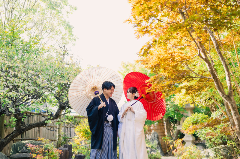 フォトレイト限定【オープニングムービー撮影付10/1~11/24・12/16~12/29撮影】和装壱点プラン 四季亭撮影