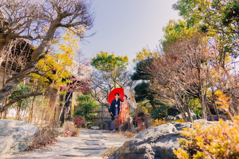 早割！2.2万円オフ！先着20組限定【2/1～2/23、3/15～3/25撮影】和装弐点プラン 四季亭＋スタジオ　衣装差額無し！