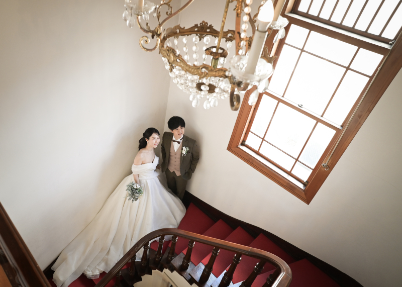 2万円オフ！【12/16～2/15撮影】和洋弐点プラン 旧神谷伝兵衛稲毛別荘＋スタジオ　韓国風ドレスも豊富！セルフショット可！