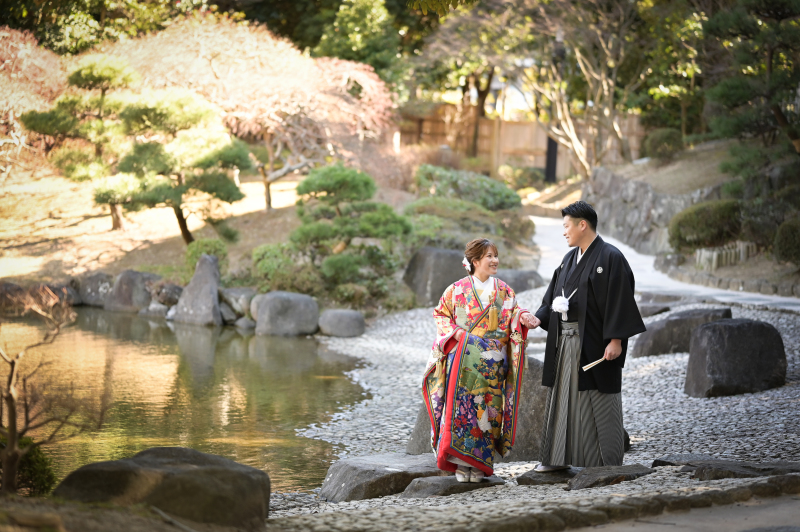 フォトレイト限定!2.2万円オフ!【10/1~11/24・12/16~12/29撮影】和装弐点プラン 見浜園+スタジオ撮影